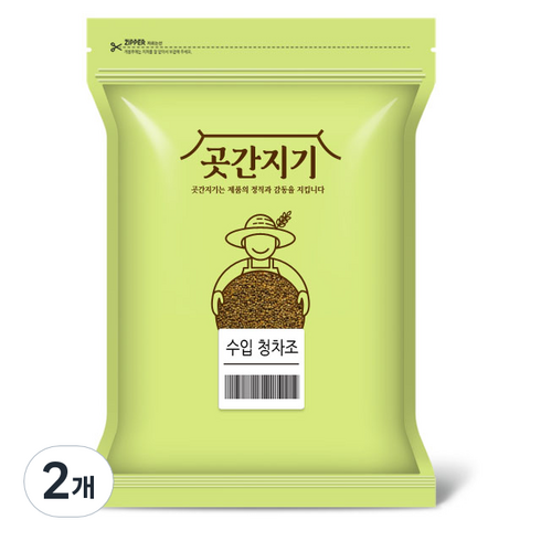 곳간지기 중국 청차조, 2kg, 2개