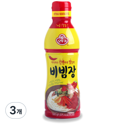 오뚜기 비빔장 S, 500g, 3개