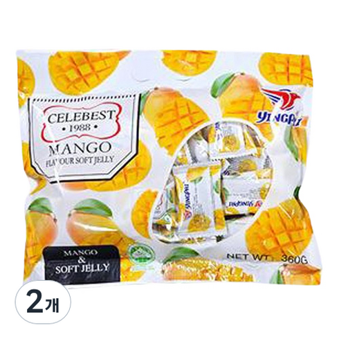 망고맛 소프트젤리 36p, 2개, 360g
