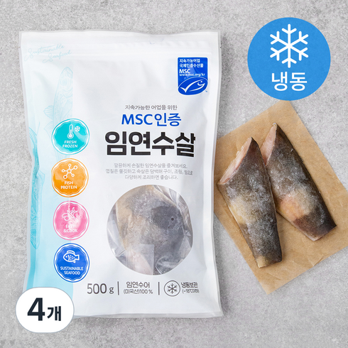 프리미어 - 프리미어 미국 MSC인증 임연수살(냉동), 500g, 4개