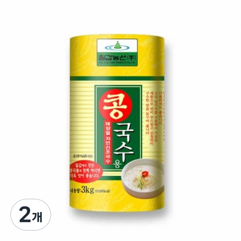 콩국이 기가막혀Ⅱ 90g x 18팩 - 콩국수3kg, 3kg, 2개