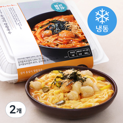 바른식 감자옹심이 장칼국수 밀키트 (냉동), 506g, 2개