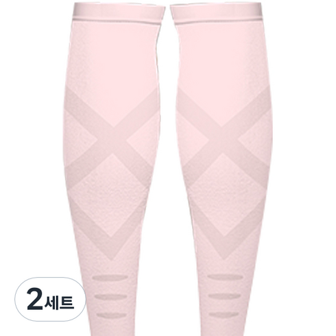 아이버니 테이핑 압박밴드 핑크, 2세트, 종아리/무릎형
