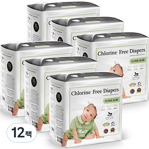 애플크럼비 프리미엄 슈퍼슬림 팬티형 기저귀 유아용 XL(10~15kg), 240매, 특대