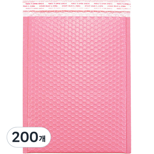 마켓감성 컬러 안전 봉투 핑크, 200개