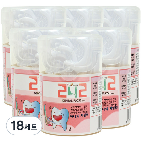 242치실 - 242 일회용 치실, 50개입, 18개