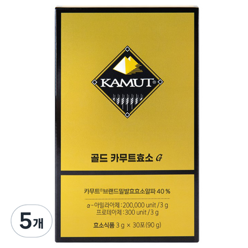 그레인온 카무트 효소 90 - 카무트 그레인온 골드 카무트효소G, 90g, 5개