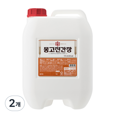 몽고 진간장, 13L, 2개