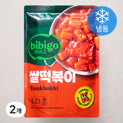 어묵대장떡볶이 - 비비고 쌀떡볶이 (냉동), 575g, 2개