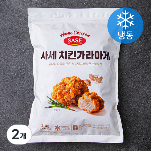 사세 치킨가라아게 (냉동), 1kg, 2개