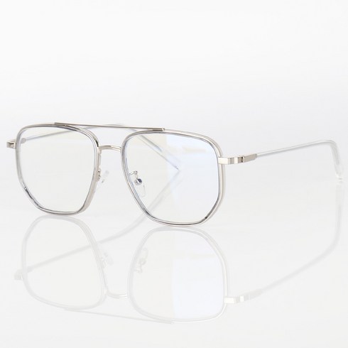 오연수안경 - 롸잇나우 폴리곤 다각 라운드 TR90 투브릿지 블루라이트 차단 안경
