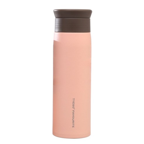 TYESO 진공단열 머그보틀 텀블러, 핑크, 500ml