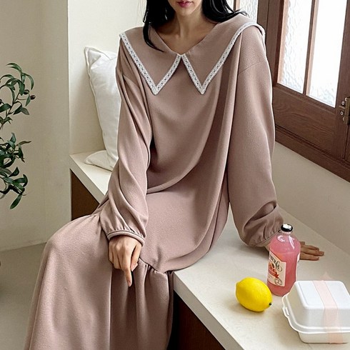 에베쏘 다이아몬드 빅사이즈 봄 루즈핏 임산부 원피스