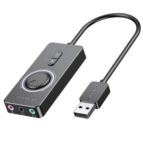 usb사운드카드 - 벤션 프리미엄 USB 외장형 사운드카드, CDRBD 0.5m