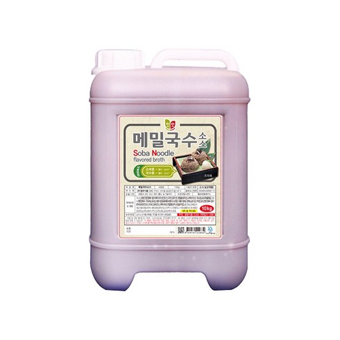 모밀육수 - 청우 모밀소스, 10kg, 1개