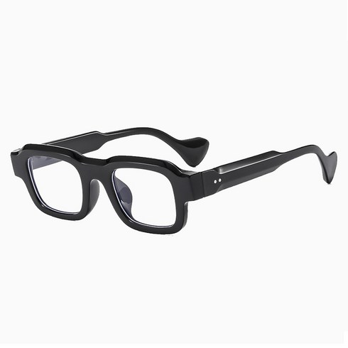 SELMA  판토 플랫바 선글라스 - 블랙이너프 빈티지 스퀘어 UV400 선글라스
