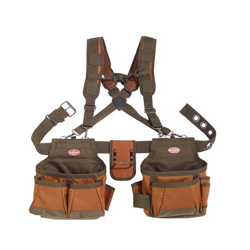 2023년 가성비 최고 볼디스트 툴벨트 - BucketBoss 에어리프트 툴벨트 서스펜더 파우치 풀세트 50100, 1개