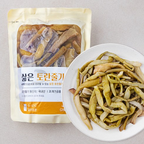 토란대 - 초록들 삶은 토란줄기, 400g, 1개