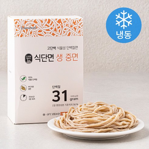 식단면 생 중면 3개입 (냉동), 300g, 1개