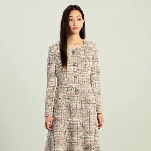 2023년 가성비 최고 트위드원피스 - 스퀘어넥 트위드 원피스