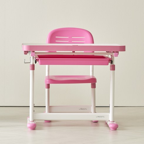 라베스토 어린이 책상 + 의자 세트 CDC01, 핑크