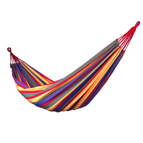 썬파인 더블 해먹 왕특대 + 부속품 풀세트, 무지개