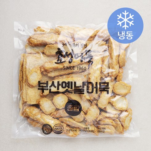 부산오뎅종합식품 - 효성어묵 부산옛날어묵 종합 (냉동), 1kg, 1개