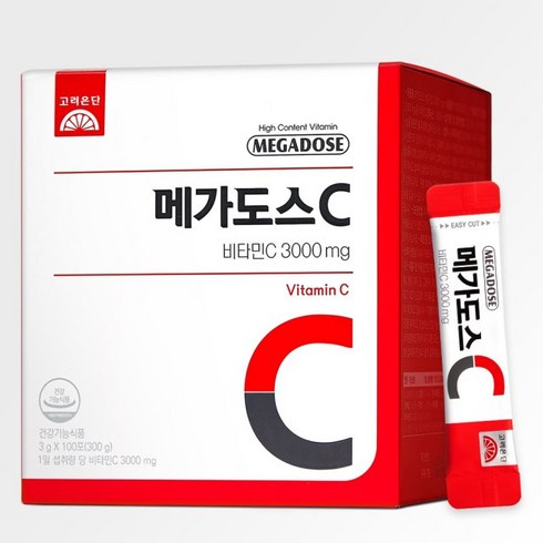 메가도스C 비타민C 3000 3g x 100포, 1개, 300g