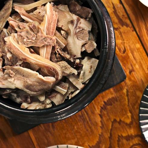 돼지머리고기 - 미트타임 국내산 삶은 돼지머리 슬라이스 국밥고기 200g 2kg, 5개