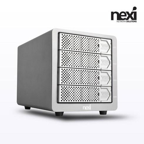 넥시 NX770 USB3.0 4베이 RAID 데이터 스토리지/NX-804RU30/SATA 2.5형 3.5형 SSD HDD 지원/5Gbps 속도