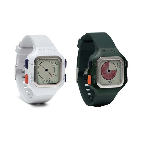 타임 타이머 손목 시계 워치 플러스 2종 / TIME TIMER Watch 2types, Artic White - SML