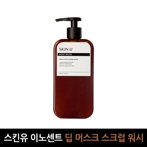 스킨유 이노센트 머스크 스크럽워시, 1개, 500ml