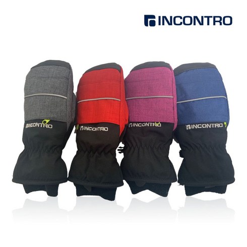 2023년 가성비 최고 헤스트라삼지 - 인콘트로 방수 방한 시크릿스키장갑 겨울장갑 수납 손가락장갑 헤스트라 복 삼지장갑, 회색_XL