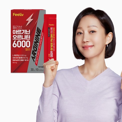 필리브 아르기닌 오르니틴 6000 고효율 활력 강화, 1개, 10포