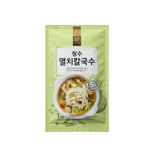 청수 멸치칼국수 110g x10개, 10개