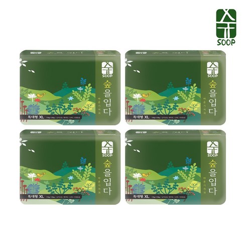 숲바른기저귀 - 숲 팬티형 기저귀, 특대형(XL), 88매
