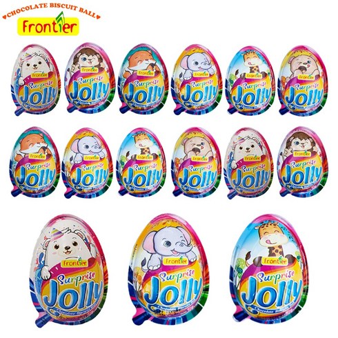 예이니식품 프론티어 졸리 초콜릿 비스킷 볼 15개(20gx15개) 어린이선물장난감놀이, 20g, 15개