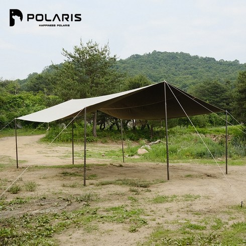 2023년 가성비 최고 에이웍스 렉타타프 - 폴라리스 블랙코팅 뉴 렉타 타프 대형 그늘막 차박