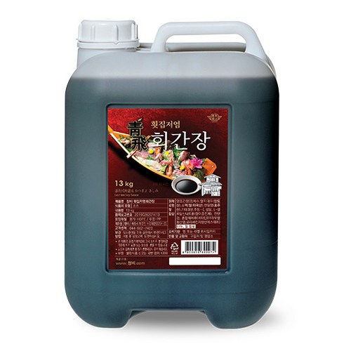 실장님회간장 - 청비 횟집저염회간장, 13kg, 1개