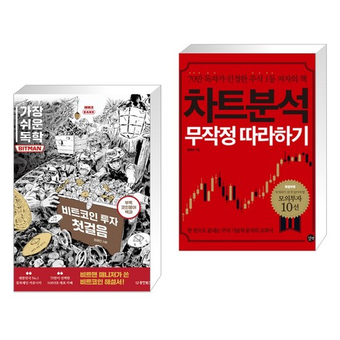 가장 쉬운 독학 BITMAN 비트코인 투자 첫걸음 + 차트분석 무작정 따라하기 (전2권)