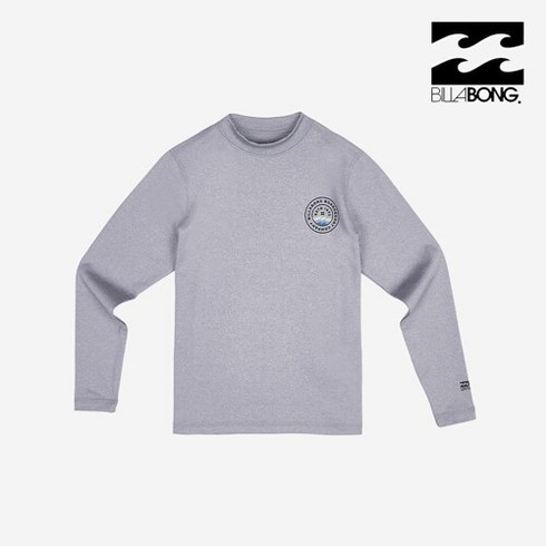 빌라봉 [공식] 키즈 서클 월 루즈핏 래쉬가드 LIGHT GREY