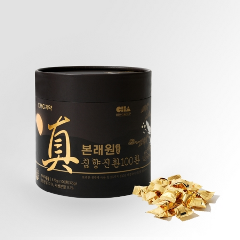 CMG 제약 본래원 침향진환 3.75G X 100환 X 3통 진피 사양벌꿀 감초