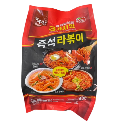 코스트코 떡볶이 - 코스트코 떡볶이의신 즉석 라볶이 1432G 3가지맛, 1개