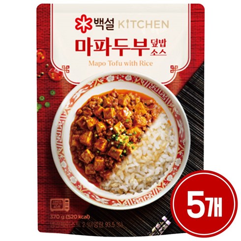 백설 덮밥 소스 6종 /골라담기, 마파두부, 5개, 180g