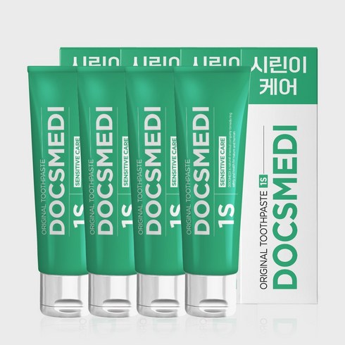 닥스메디 닥트러스트 시린이 케어 1S 치약, 100g, 4개