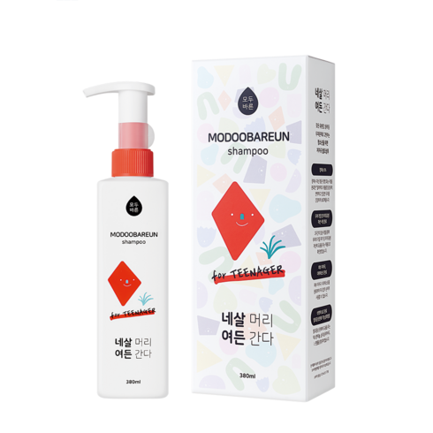 모두바른 청소년 샴푸, 1개, 380ml