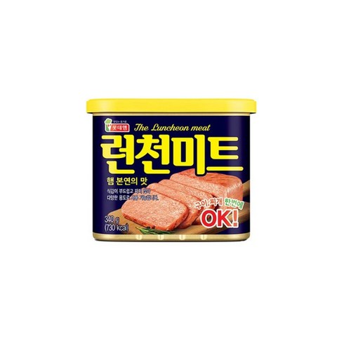 롯데햄 런천미트, 16개, 340g