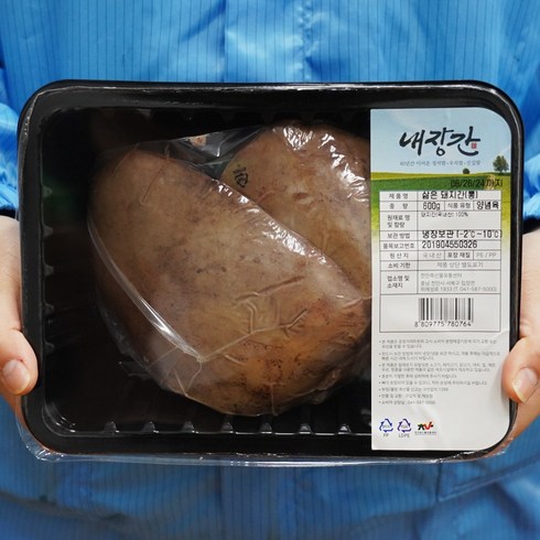 고기컴퍼니 - 꿀맛컴퍼니 한돈 삶은 돼지간 10마리분 벌크 (냉장), 1개, 12kg