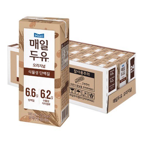 매일두유 - 매일유업 매일두유 식이섬유, 190ml, 24개