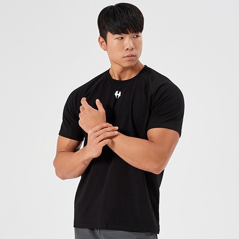 허그본 나그랑 심볼 머슬핏 반팔 6컬러